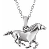 Horse Pendant 16-18" Necklace