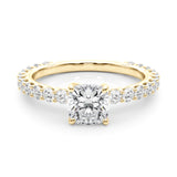 Single Row Diamond Ring