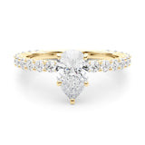 Single Row Diamond Ring