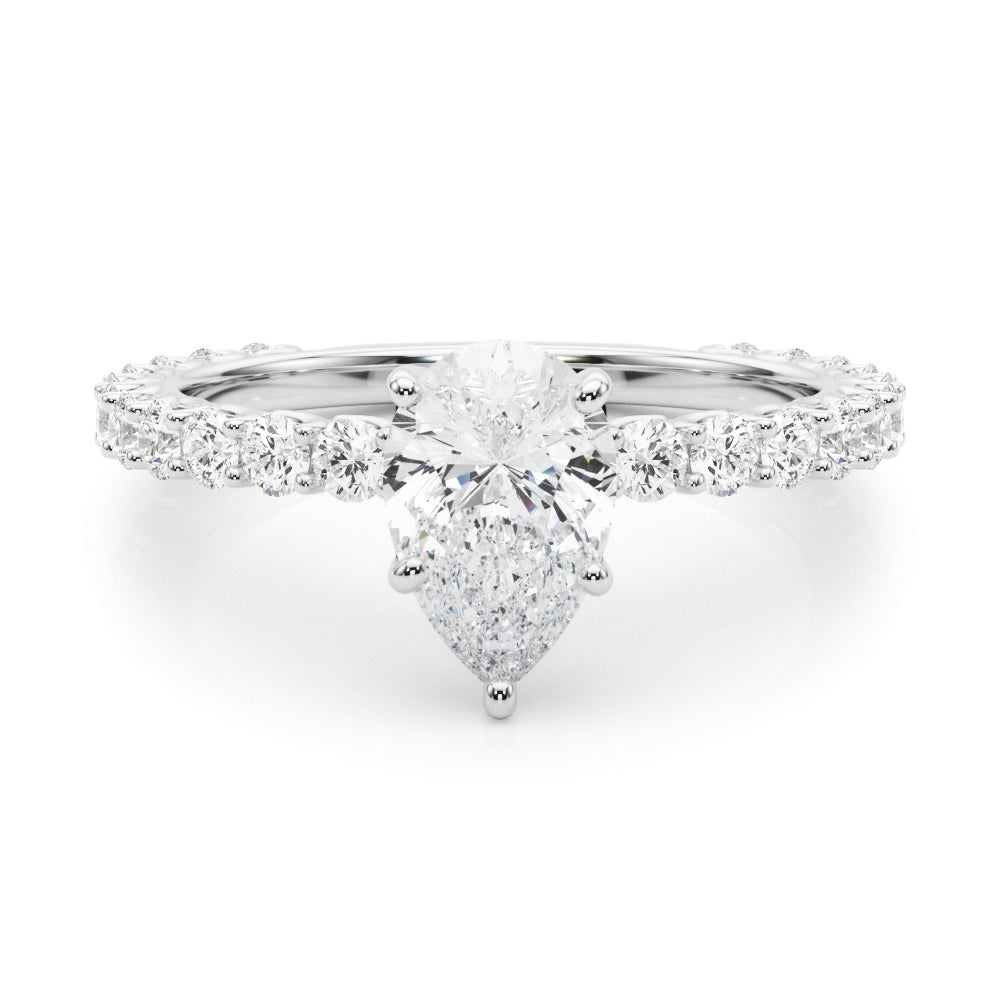 Single Row Diamond Ring