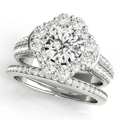 Halo Diamond Ring