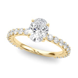 Single Row Diamond Ring