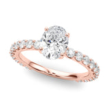 Single Row Diamond Ring