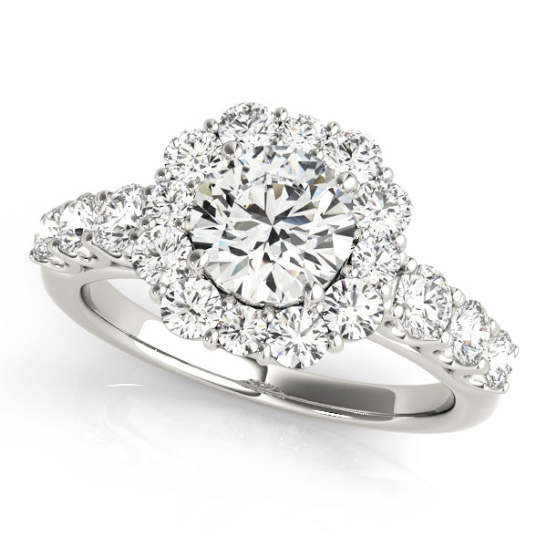 Halo Diamond Ring Imagen secundaria del producto