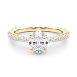 Single Row Diamond Ring