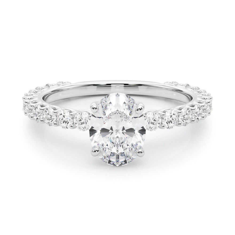 Single Row Diamond Ring