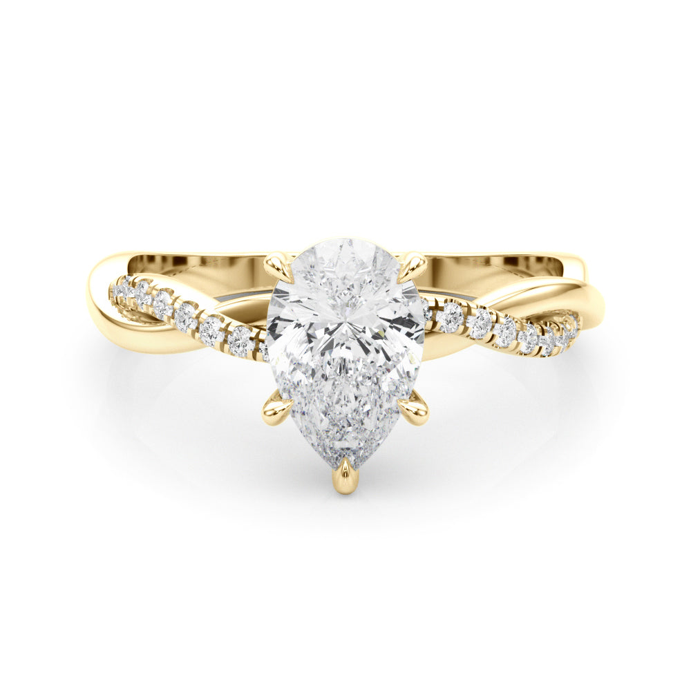 Single Row Diamond Ring