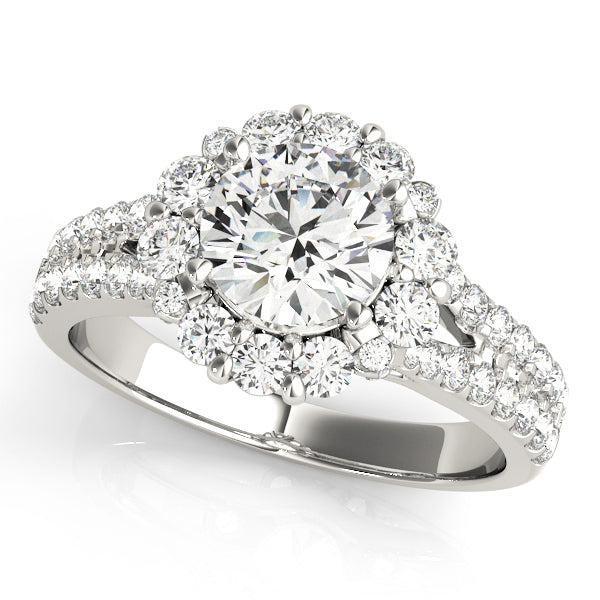 Halo Diamond Ring Imagen secundaria del producto