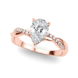 Single Row Diamond Ring