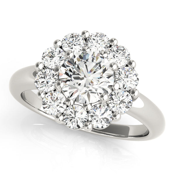 Halo Diamond Ring Imagen secundaria del producto
