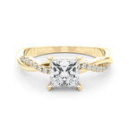 Single Row Diamond Ring
