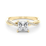 Single Row Diamond Ring