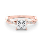 Single Row Diamond Ring