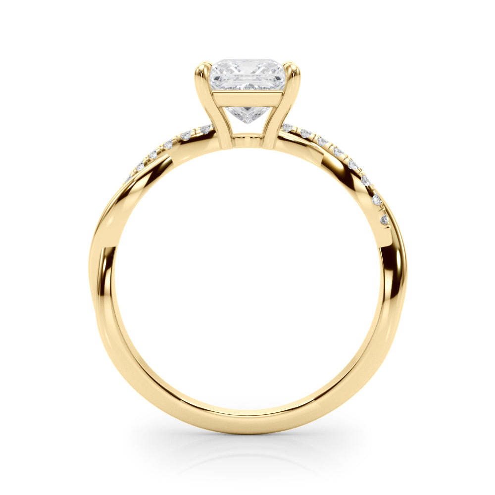 Single Row Diamond Ring