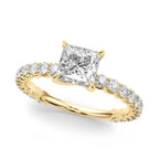 Single Row Diamond Ring