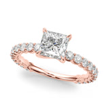 Single Row Diamond Ring