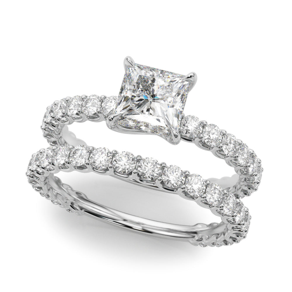 Single Row Diamond Ring