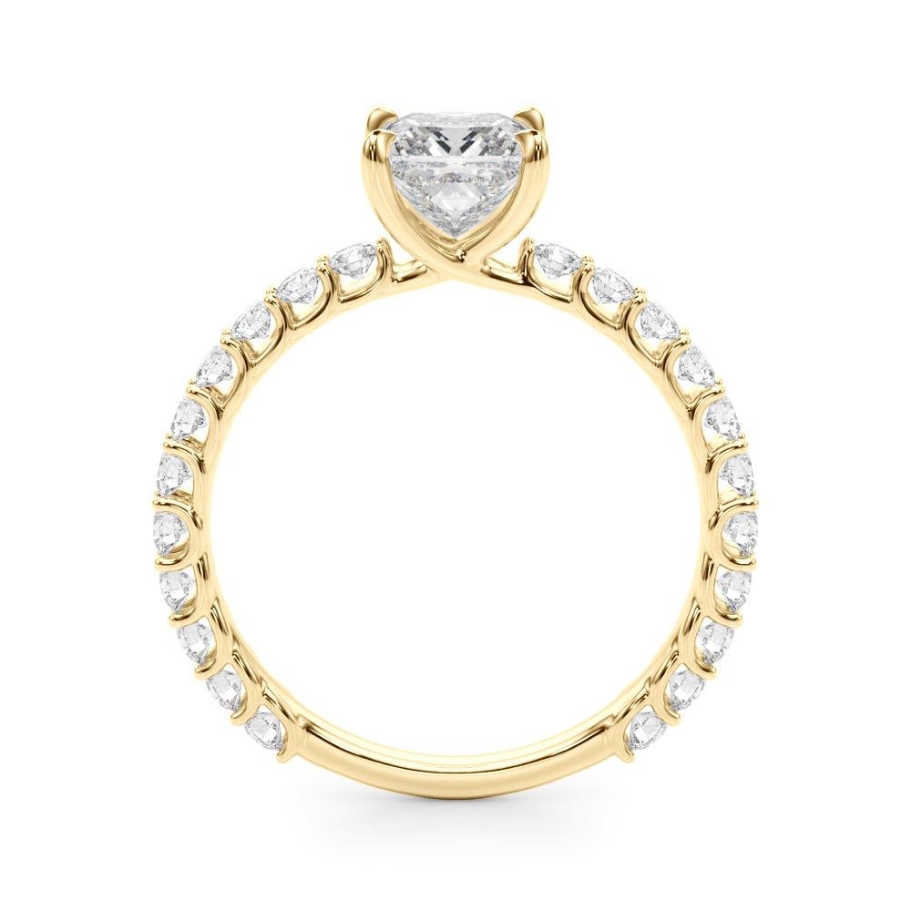 Single Row Diamond Ring