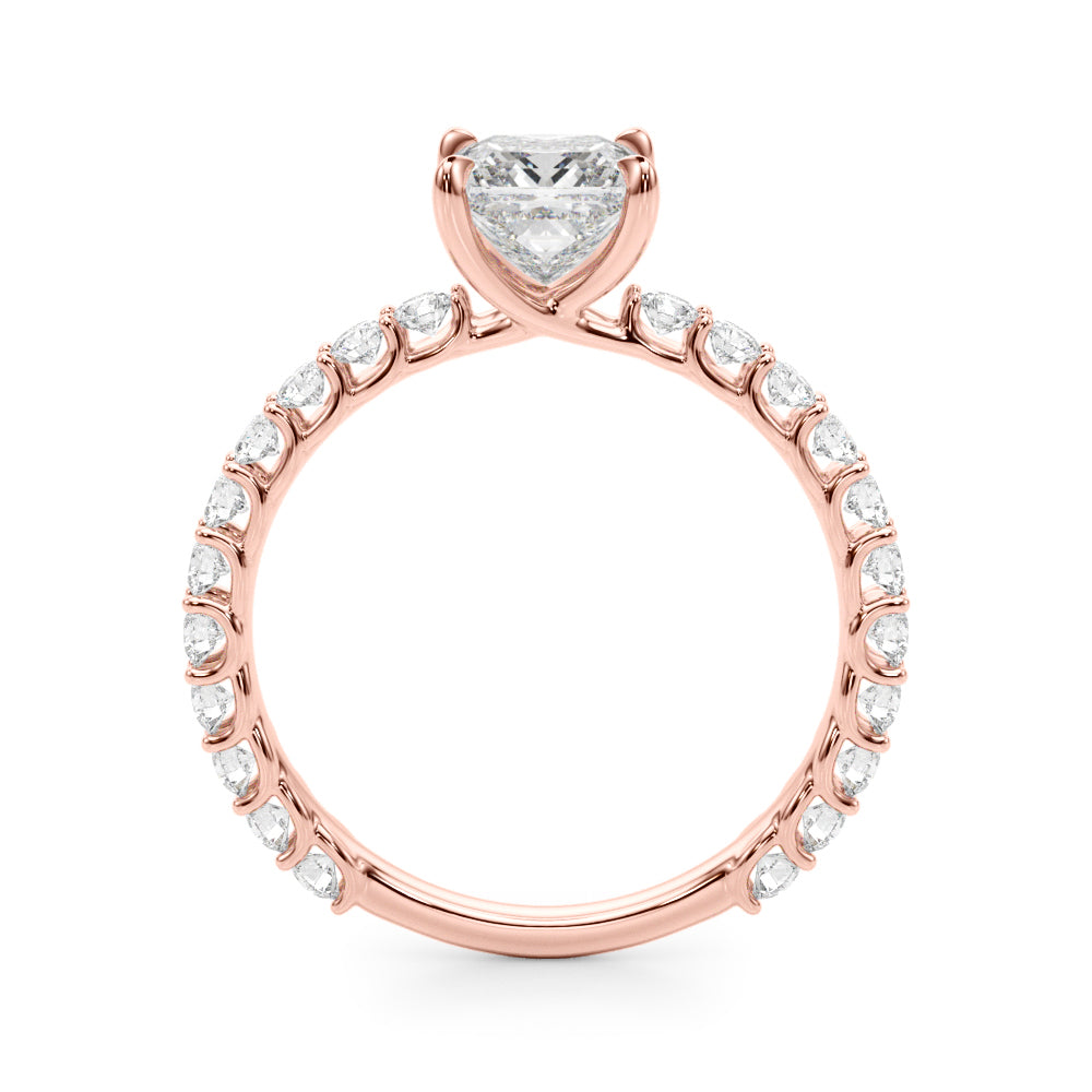 Single Row Diamond Ring