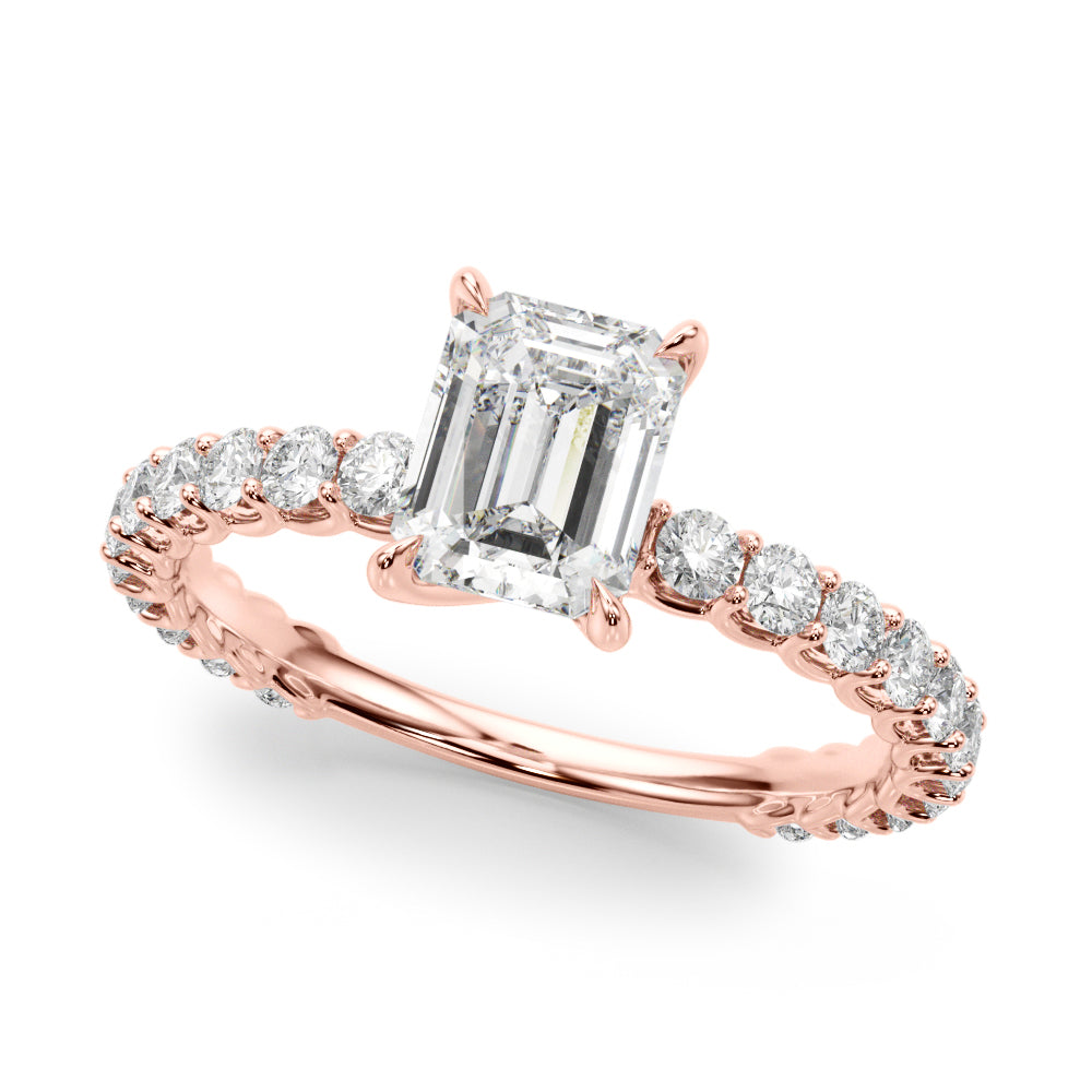 Single Row Diamond Ring Imagen secundaria del producto