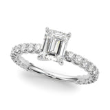 Single Row Diamond Ring