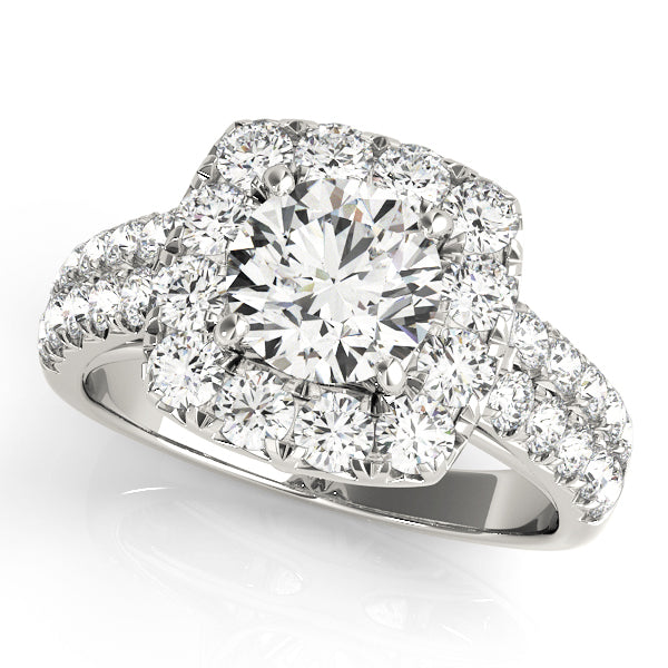 Halo Diamond Ring Imagen secundaria del producto