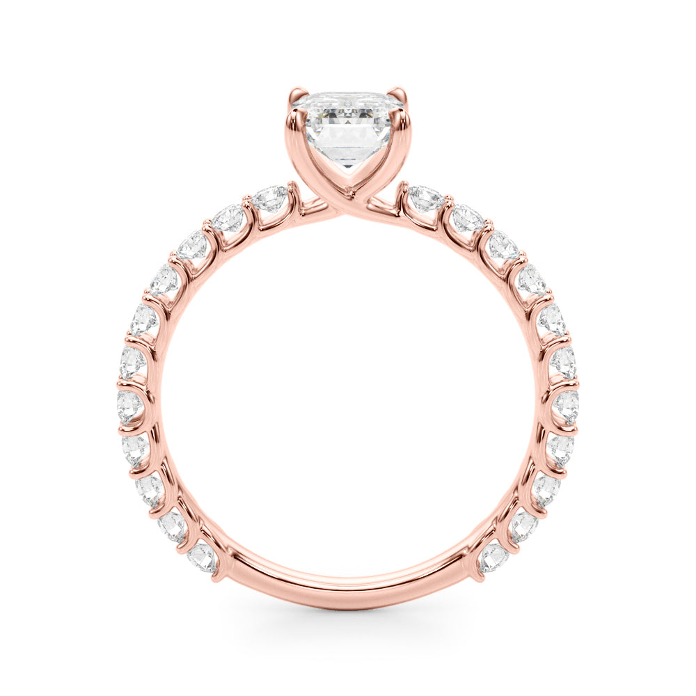 Single Row Diamond Ring