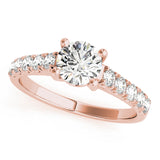 Single Row Diamond Ring