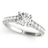 Single Row Diamond Ring