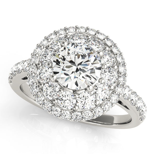 Halo Diamond Ring Imagen secundaria del producto
