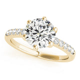 Single Row Diamond Ring