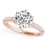 Single Row Diamond Ring