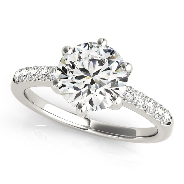 Single Row Diamond Ring Imagen secundaria del producto