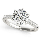 Single Row Diamond Ring