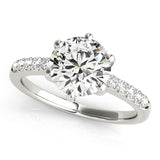 Single Row Diamond Ring