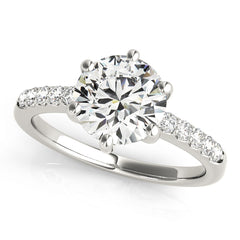 Single Row Diamond Ring