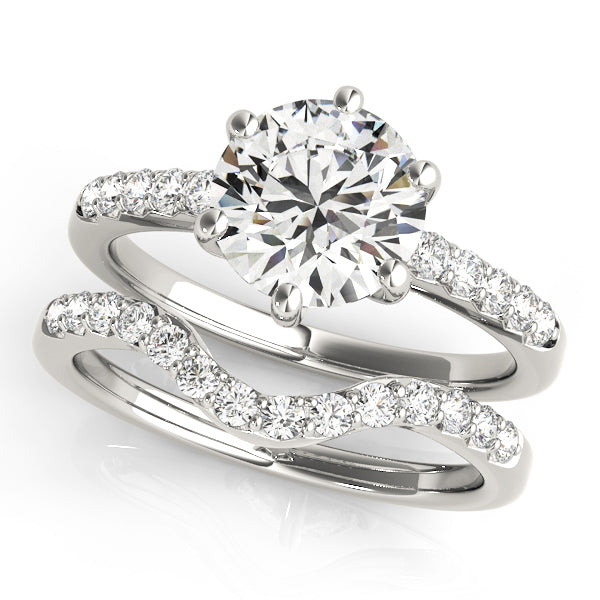 Single Row Diamond Ring