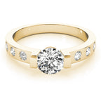 Single Row Diamond Ring