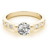 Single Row Diamond Ring