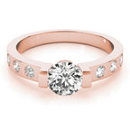 Single Row Diamond Ring