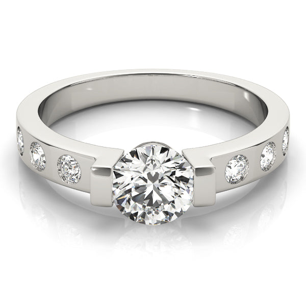 Single Row Diamond Ring