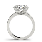 Single Row Diamond Ring