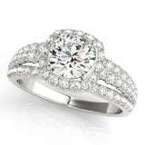 Halo Diamond Ring