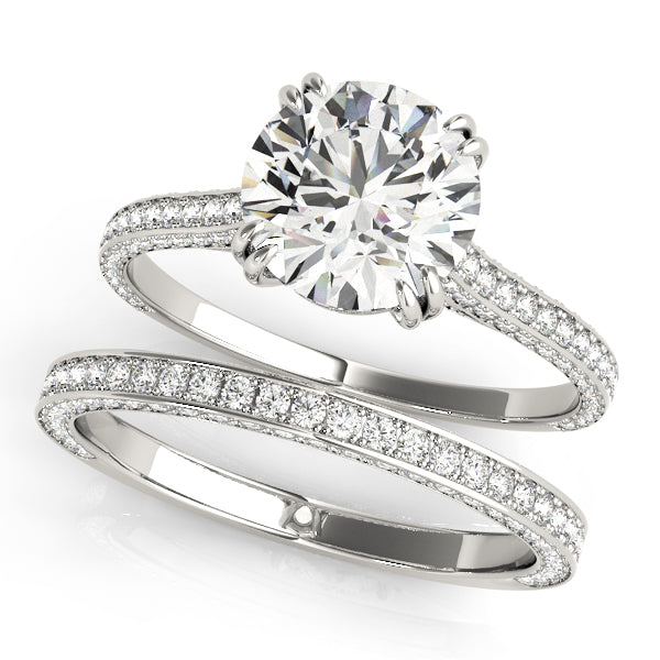 Single Row Diamond Ring