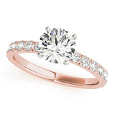 Single Row Diamond Ring