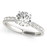 Single Row Diamond Ring