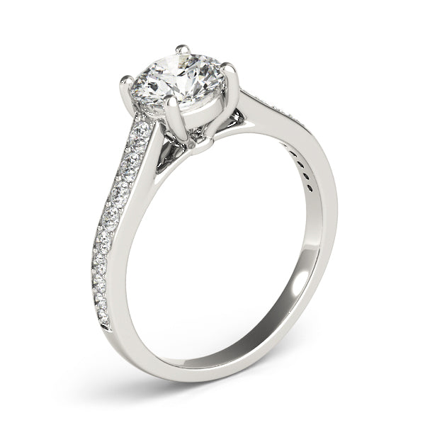 Single Row Diamond Ring