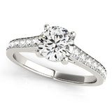 Single Row Diamond Ring