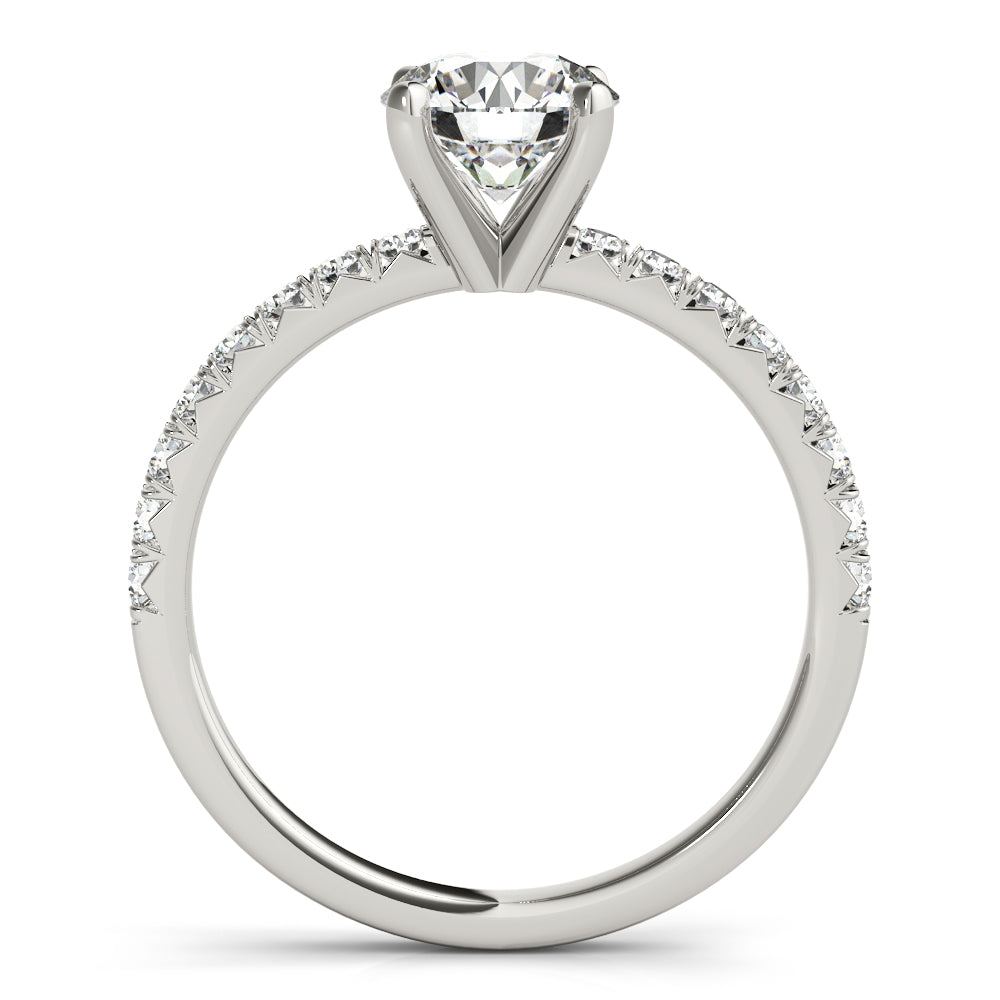 Single Row Diamond Ring