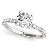 Single Row Diamond Ring